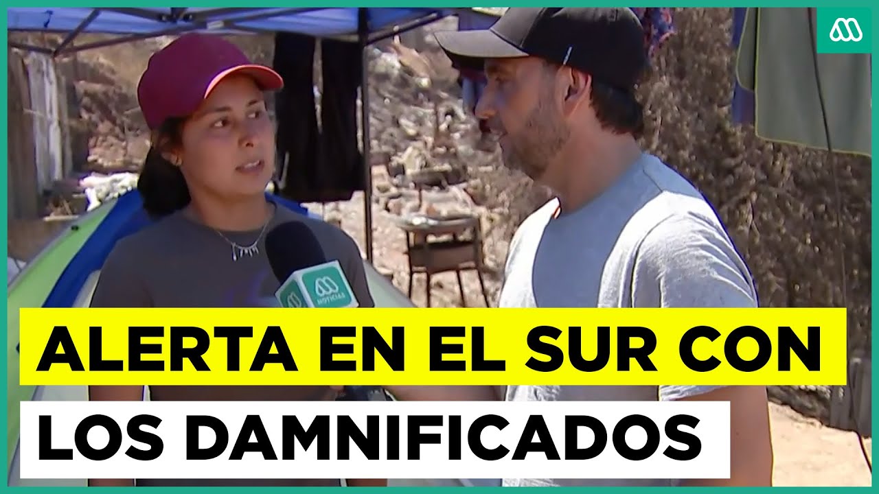 Alerta en el sur con los damnificados: los testimonios desde Lirquén
