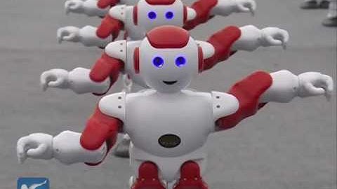 Dance of the 1000 robots