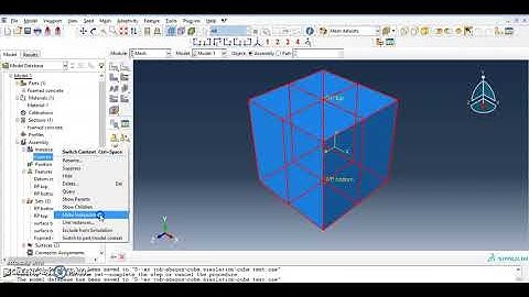 Hands on simulation steps Part 3 - Constrains,  Boundary condition,  Meshing and Job