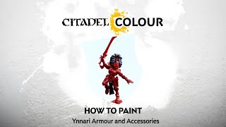 How to Paint: Ynnari Armour and Cloth