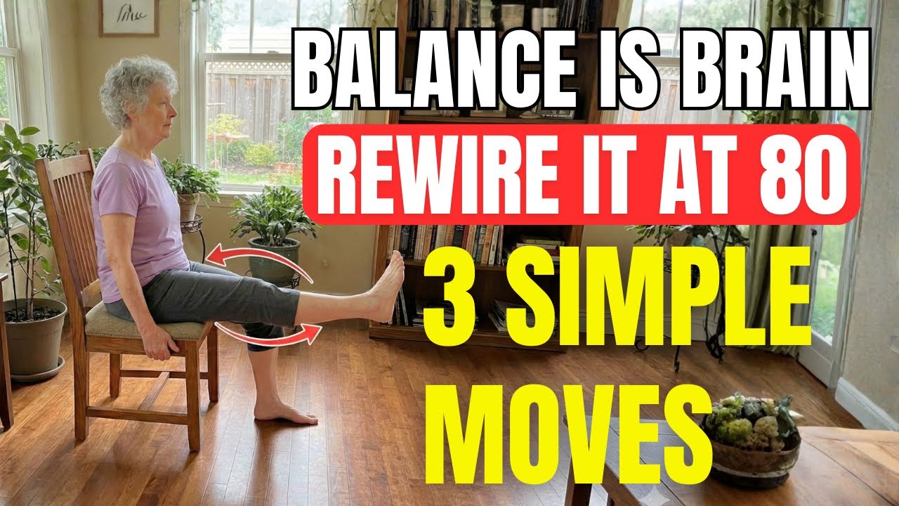Rewire Your Balance: 3 Simple Workouts for Seniors to Stop Falls - YouTube