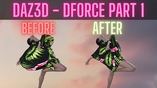 Daz3d Tutorial | DForce Part 1 - Basics