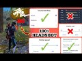 AUTO HEADSHOT || FREE FIRE HEADShOT SETTING || AUTO HEADSHOT SETTING FOR FREE FIRE || MR ATUL YT