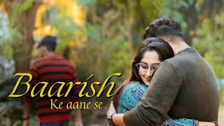 BAARISH KE AANE | Romantic love story | music video| official song| Caring official|Megha | Akash 💕💕