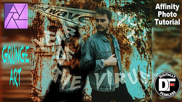 Grunge Style Art Affinity Photo manipulation tutorial.
