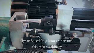Hydro Speed Regulator Air return, Hydraulic Cylinder Circuit - Speed Control - PURROS