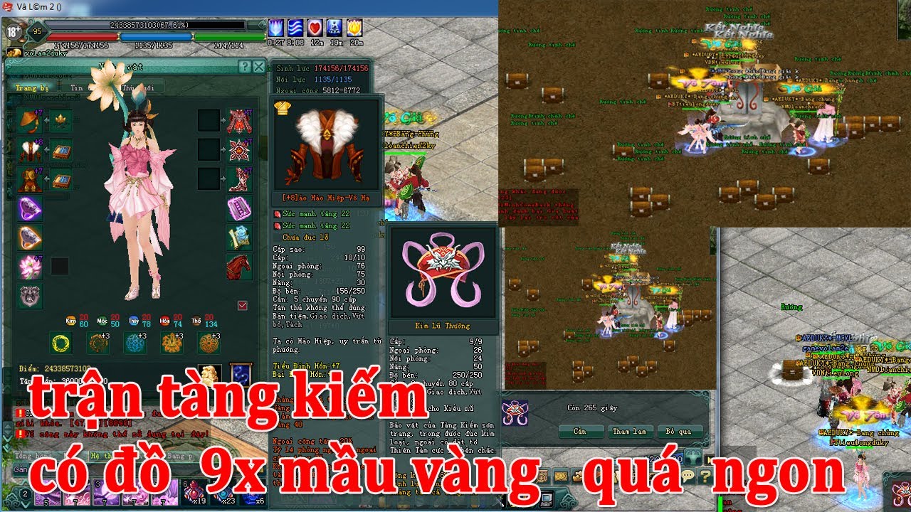 #võlâmtruyềnkỳ2 - Trận Tàng Kiếm  CÓ ĐỒ  VÀNG 9X(KIM LŨ THƯỜNG)