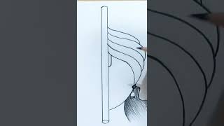 How To Draw Krishna | Easy Drawing Trick | Tutorial | Janmashtami Special Pencil Drawing | Simple