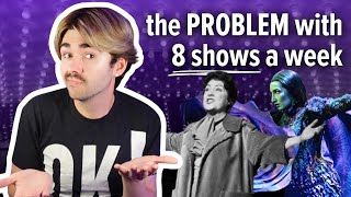 should Broadway stars do 8 shows a week? | thoughts on the expectations on theatre actors in 2026