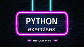 Python exercises _ تمرین های پایتون