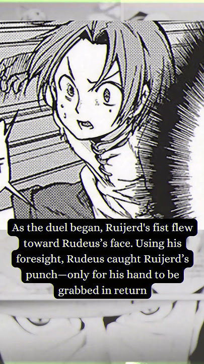 Countering Foresight: Rudeus vs Ruijerd || Mushoku Tensei || #shorts