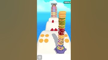 Pancake Run level 47 Gameplay Android,iOS New game #pancakerun #gameplay #shorts