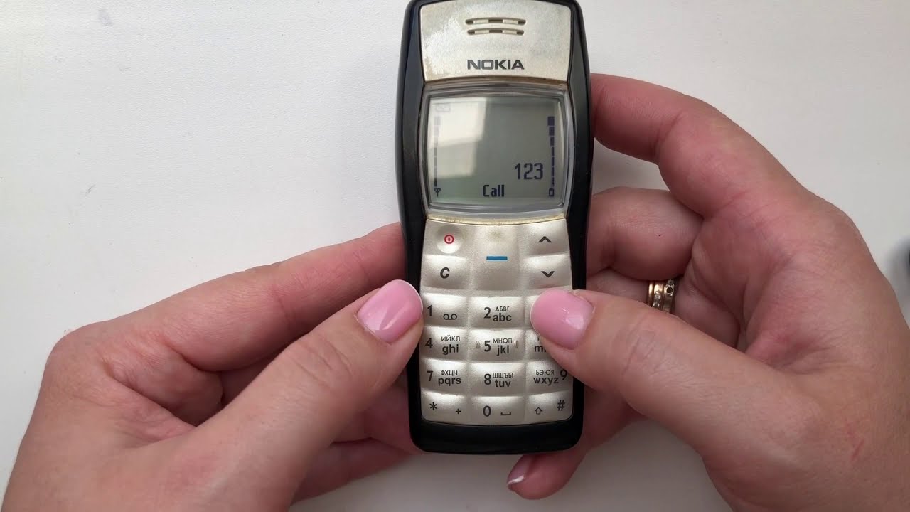 call LEGENDARY NOKIA 1100 (2003) YouTube