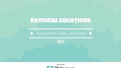 How To Identify holes. Vertical horizontal oblique asymptotes with roots and y intercept. Part 1