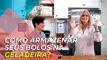 Como guardar bolo com cobertura?