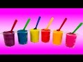 Play Doh Surprise Color Yogurt Cups Colored with Peppa Pig Disney Princess Dora The Explorer Toys