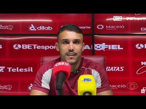 William Pottker busca primeiro gol com a camisa do CRB - 16/10/2025
