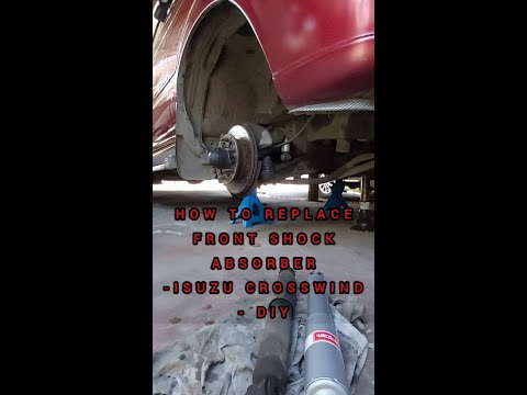 How to replace FRONT shocks absorber in a Isuzu Crosswind