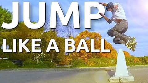 How to inline skate. How to jump on inline skates. Basic jump.