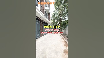 🔥🔥🔥  Nhà 48m2 xây 3 Tầng tại Đại Thành- Quốc Oai gần Hà Đông, 🚘 đỗ cửa #nhadep #batdongsan #bđs