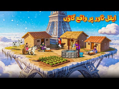 ایفل ٹاور پر واقع گاؤں | Urdu Stories | اردو میں کہانی | Stories In Urdu | Koo Koo TV Urdu