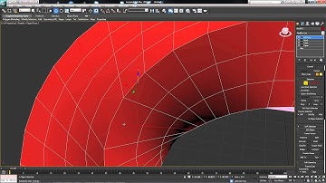 Autodesk 3ds max tutorial- Modeling -  Edit Poly - Select Edge loop Edge Ring