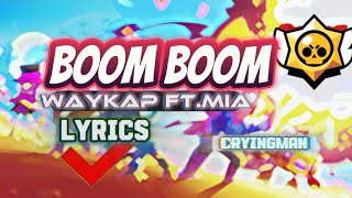 Boom Boom waykap ft. Mia Pfirrman LYRICS | 500 SUB Special⚡ | #lyrics