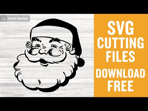 Santa Svg Free Cutting Files for Cricut Vector Instant Download