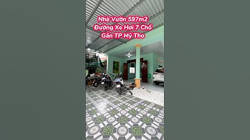 Bán nhà vườn siêu rộng 597m2 đường xe hơi gần bệnh viên đa khoa tỉnh tiền giang #nhadattiengiang