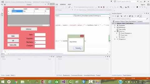C# - Acces Veri Tabanında Ekleme Silme Güncelleme İşlemleri