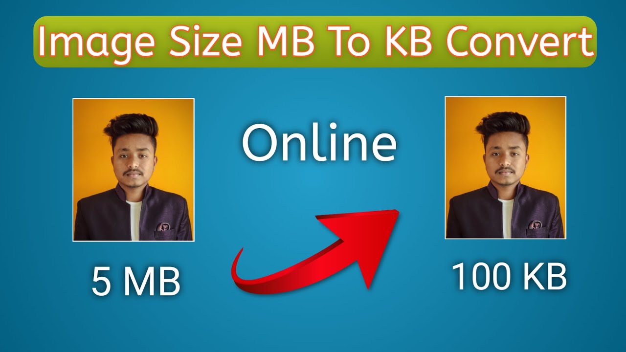 Image Size MB To KB Convert Online Photo Ke MB Kaise Kam Kare