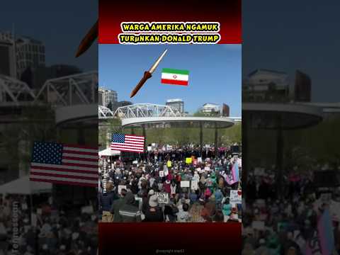 WARGA AMERIKA NG∆MUK KE D0N∆LD TRUMP #iran #amerika #beritaterkini #beritadunia