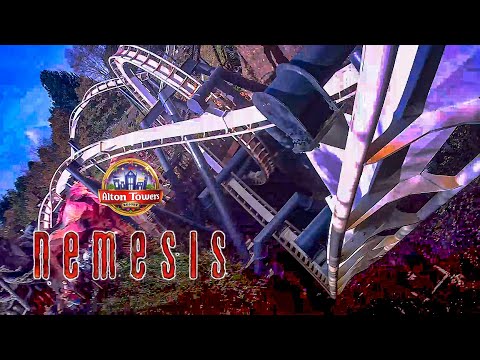 2017 Nemesis Roller Coaster On Ride Front Row HD POV Alton Towers England