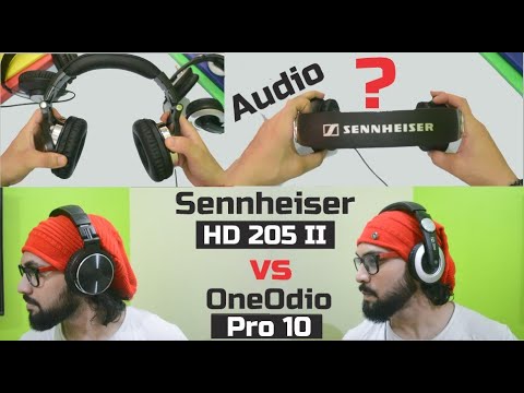 SENNHEISER HD 205 II - Best Headphones Under Rs 3000 ?- Better than OneOdio pro 10 ? Detailed comp !
