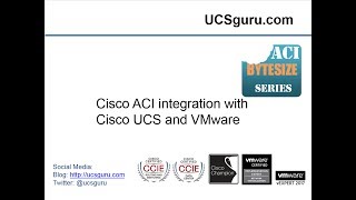 Celebrity Cisco ACI And UCS Integration Updated! Net Worth
