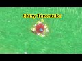 Wild SHINY Tarontula in pokemon violet!