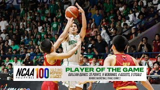 Player of the Game - Guillian Quines (Juniors Basketball Finals Game 2) | NCAA Season 100