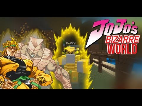 Roblox Jojo S Bizzare World L The World Stand Youtube - the world simulator jojo s bizarre adventure roblox