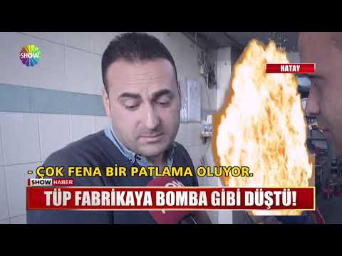 Tüp Fabrikaya Bomba Gibi Düştü!