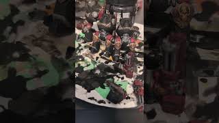 3 contemptors preparing for war. #horusheresy