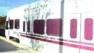 VTA Train Leaves Mountain View Station
