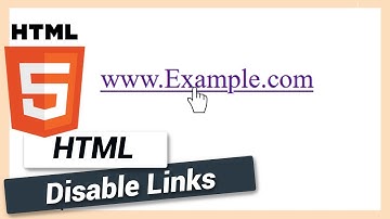 How to Disable Links | HTML and CSS Tutorial