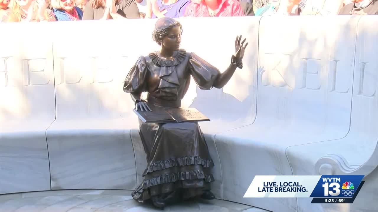 Rosa Parks and Helen Keller statues unveiled at Alabama Capitol