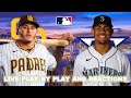 San Diego Padres vs Seattle Mariners Live Play-By-Play & Reactions