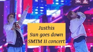 Justhis - Sun goes down Live at SMTM 11 concert