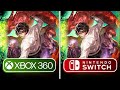 The King of Fighters XIII - XBOX 360 vs SWITCH ( Global Match ) | Graphics Comparison