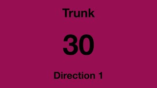 [SBS Transit] Trunk Bus Service 30 - Direction 1 Hyperlapse