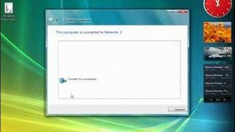 Windows Vista - Setup and Connect to Network with Simplicity