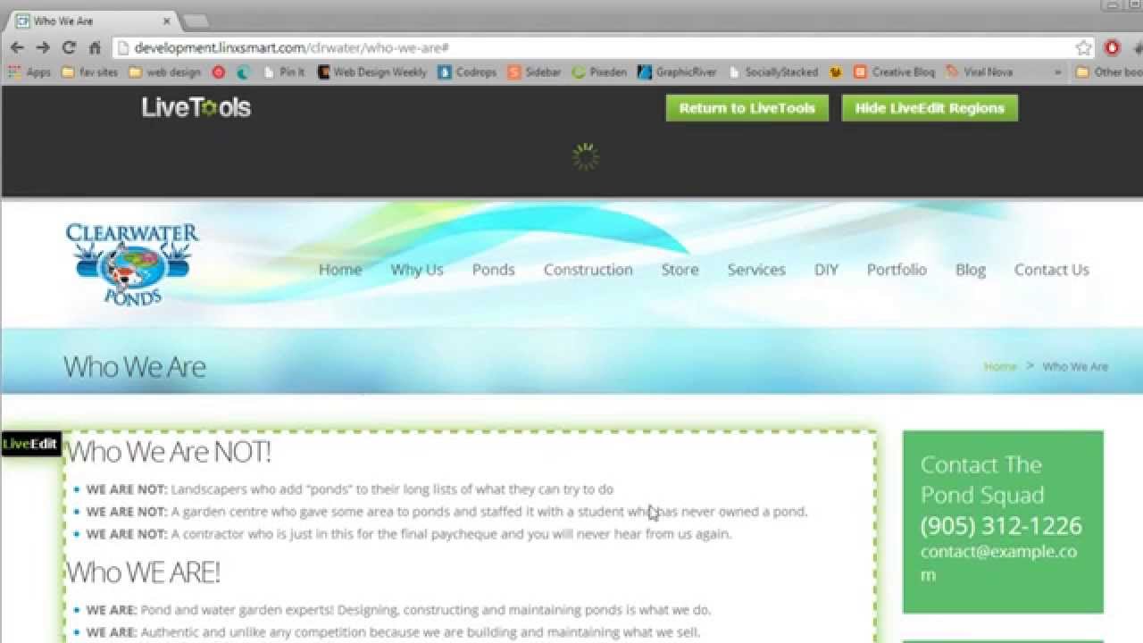 How to use LiveEdit - YouTube