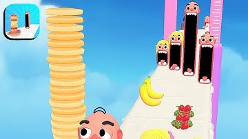 Pancake🥞 Run Mobile Gameplay (IOS Android) Level - 27